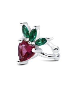 Strawberry Heart Ear Cuff EC-1313
